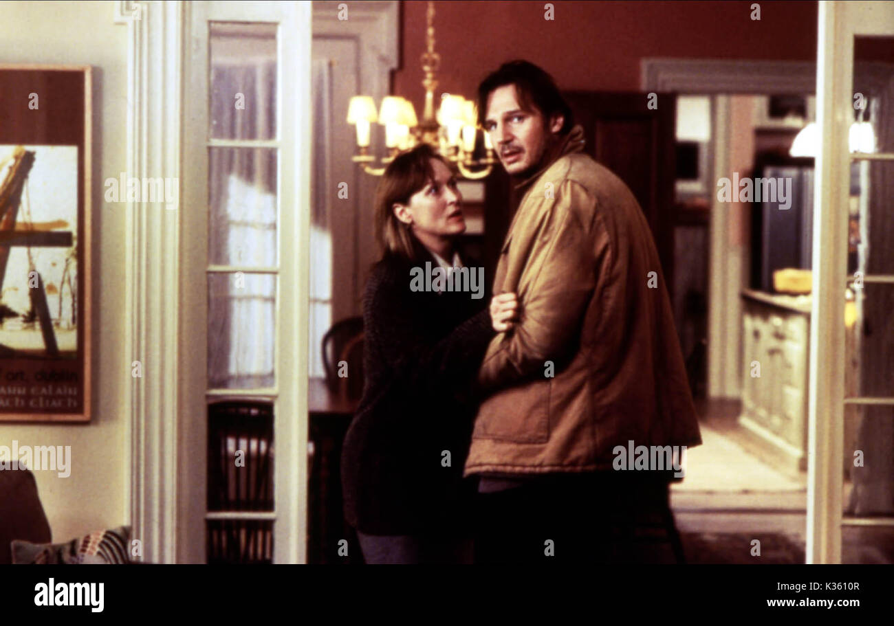 Before And After Meryl Streep Liam Neeson Date 1996 Stock Photo Alamy