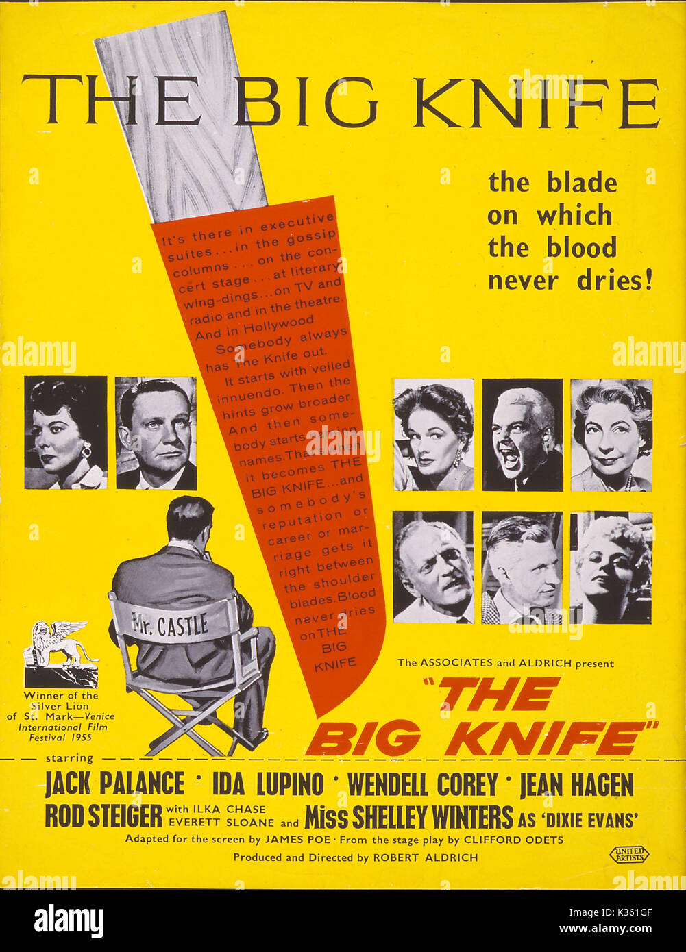 THE BIG KNIFE THE BIG KNIFE Date: 1955 Stock Photo - Alamy