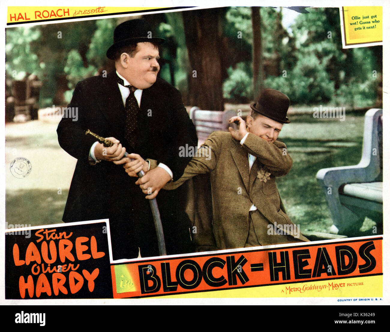 BLOCK HEADS OLIVER HARDY, STAN LAUREL Date 1938 Stock Photo Alamy