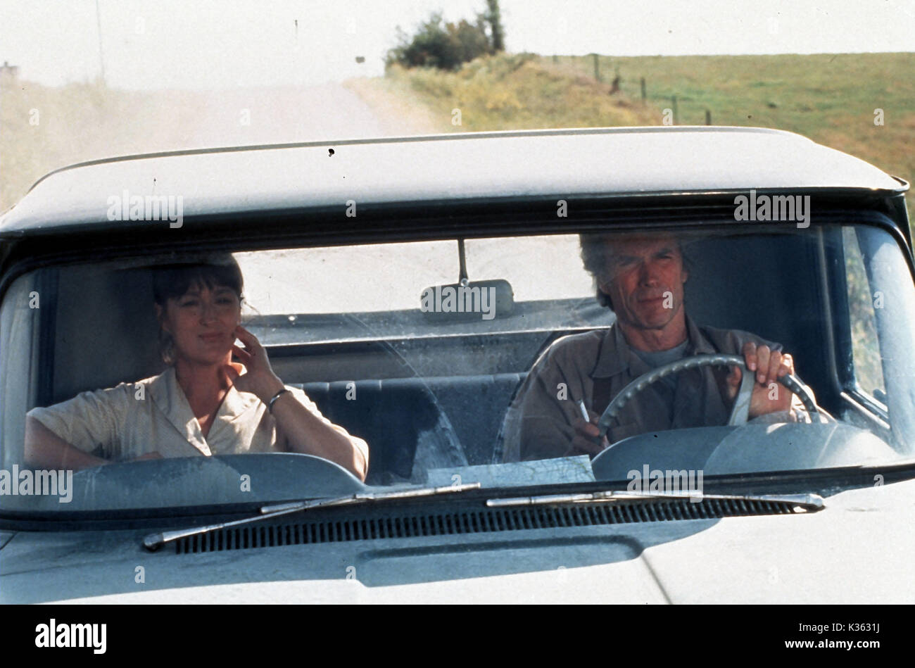 THE BRIDGES OF MADISON COUNTY [US 1995] MERYL STREEP AND CLINT EASTWOOD     Date: 1995 Stock Photo