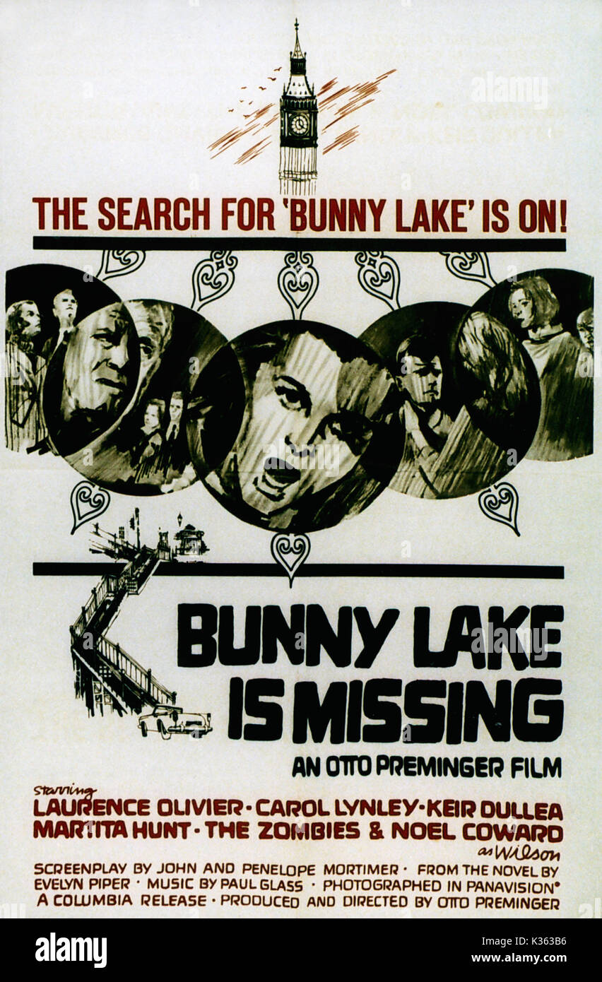 BUNNY LAKE IS MISSING      Date: 1965 Stock Photo