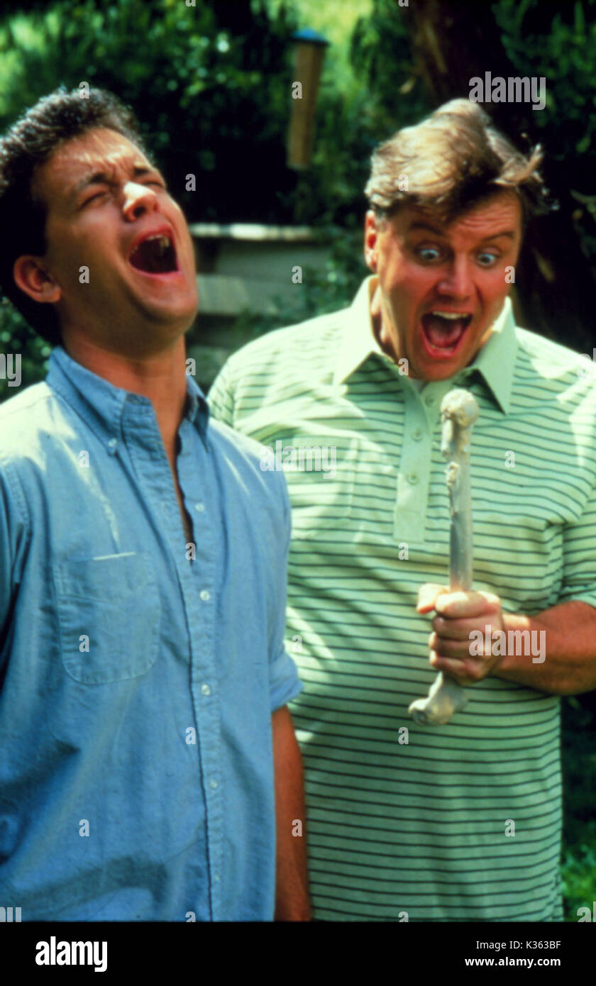 THE &lsquo;BURBS [US 1989] TOM HANKS, RICK DUCOMMUN Date: 1989 Stock Photo