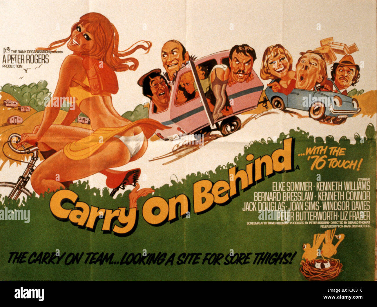 CARRY ON BEHIND      Date: 1975 Stock Photo