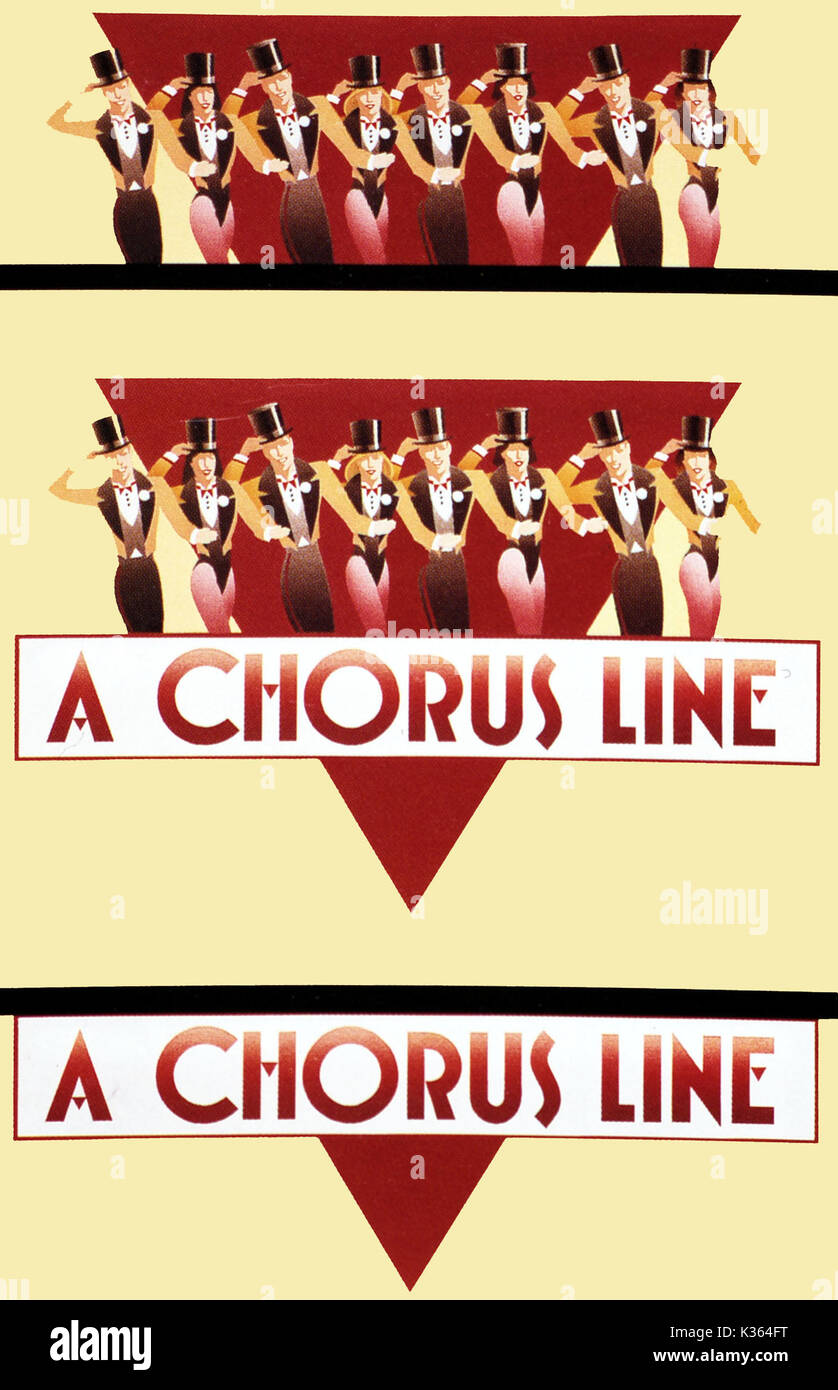 A CHORUS LINE Date 1985 Stock Photo Alamy