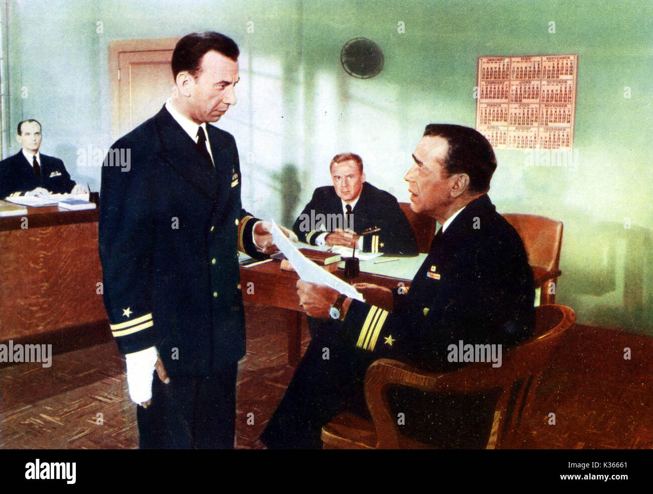 THE CAINE MUTINY JOSE FERRER AND HUMPHREY BOGART A COLUMBIA PICTURE