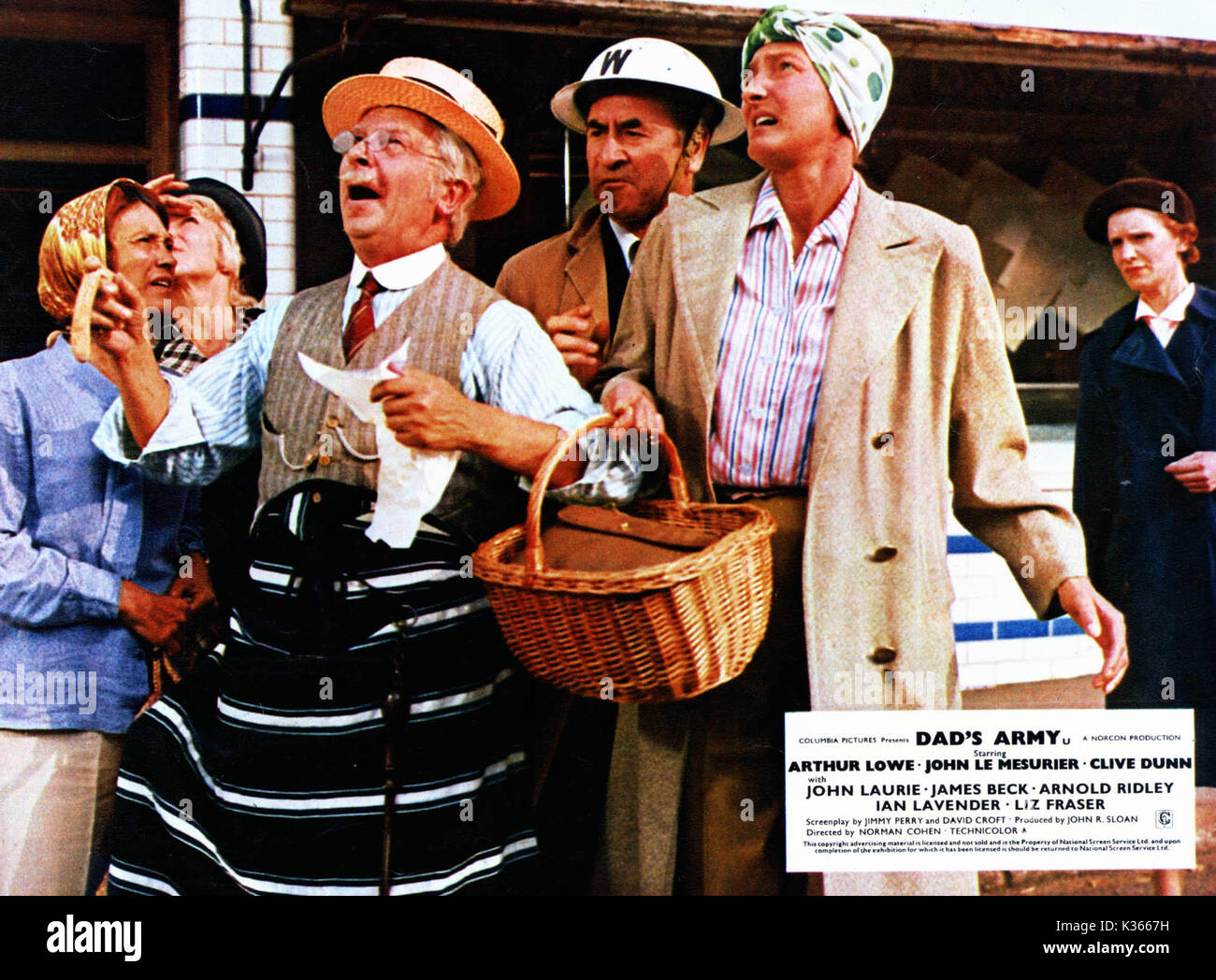 DAD'S ARMY [BR 1971]   CLIVE DUNN, BILL PERTWEE,   IAN LAVENDER     Date: 1971 Stock Photo
