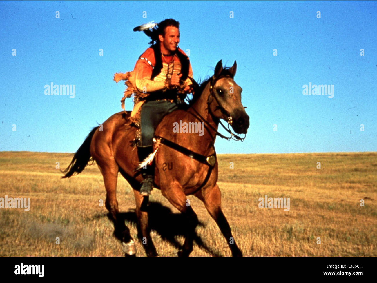 DANCES WITH WOLVES KEVIN COSTNER     Date: 1990 Stock Photo