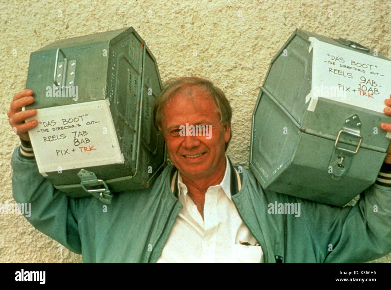 DAS BOOT WOLFGANG PETERSEN, director, left     Date: 1981 Stock Photo