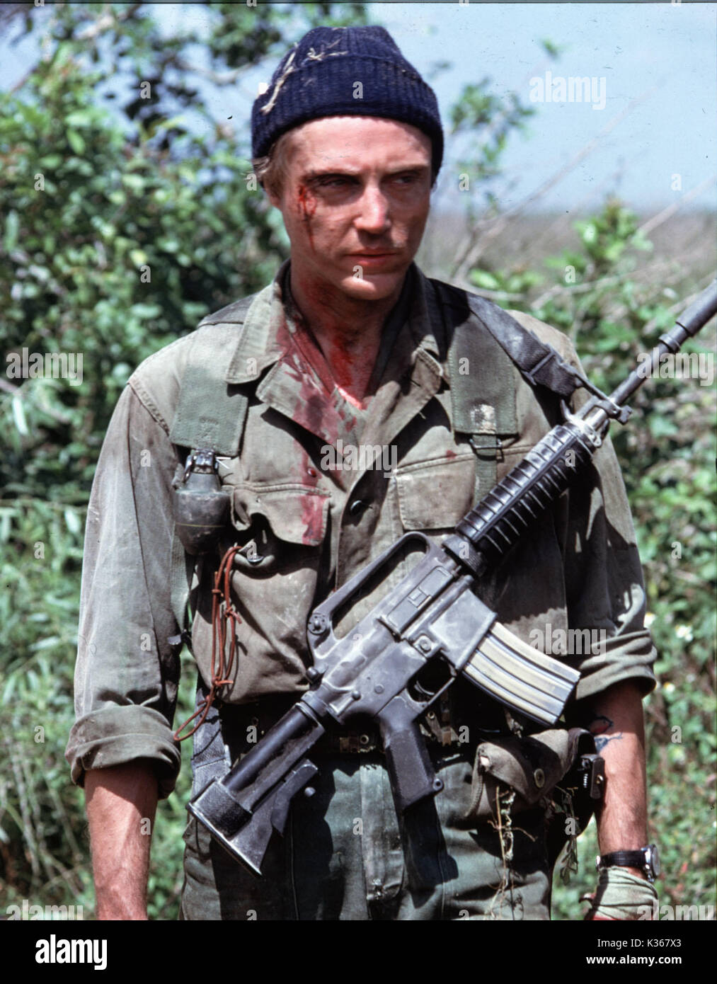 THE DOGS OF WAR CHRISTOPHER WALKEN A UNITED ARTISTS FILM     Date: 1981 Stock Photo