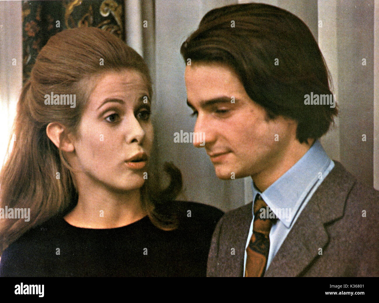DOMICILE CONJUGAL CLAUDE JADE AND JEAN-PIERRE LEAUD LES FILMS DU CAROSSE     Date: 1970 Stock Photo