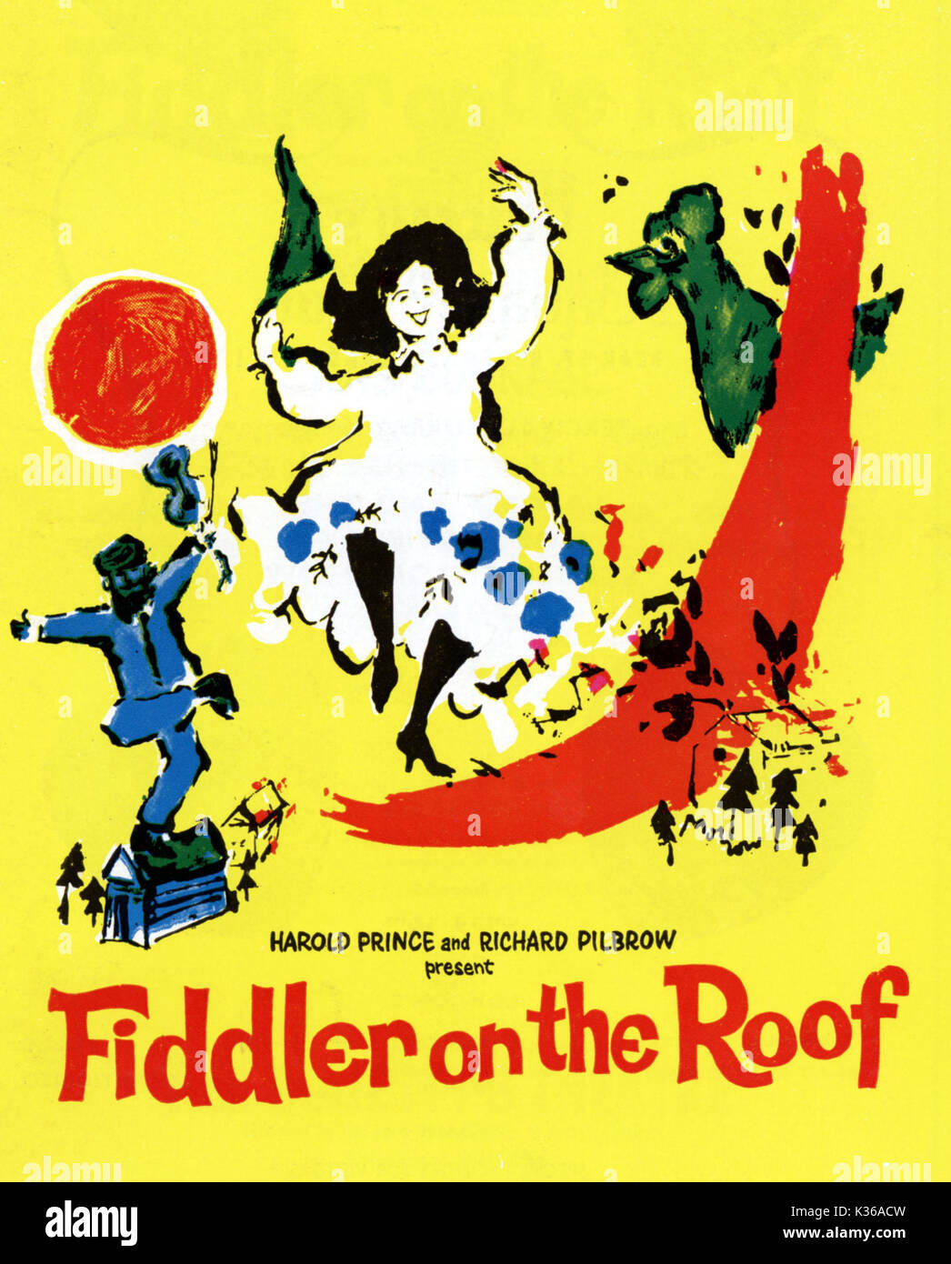 FIDDLER ON THE ROOF HER MAJESTY'S THEATRE, LONDON 1967 Stock Photo