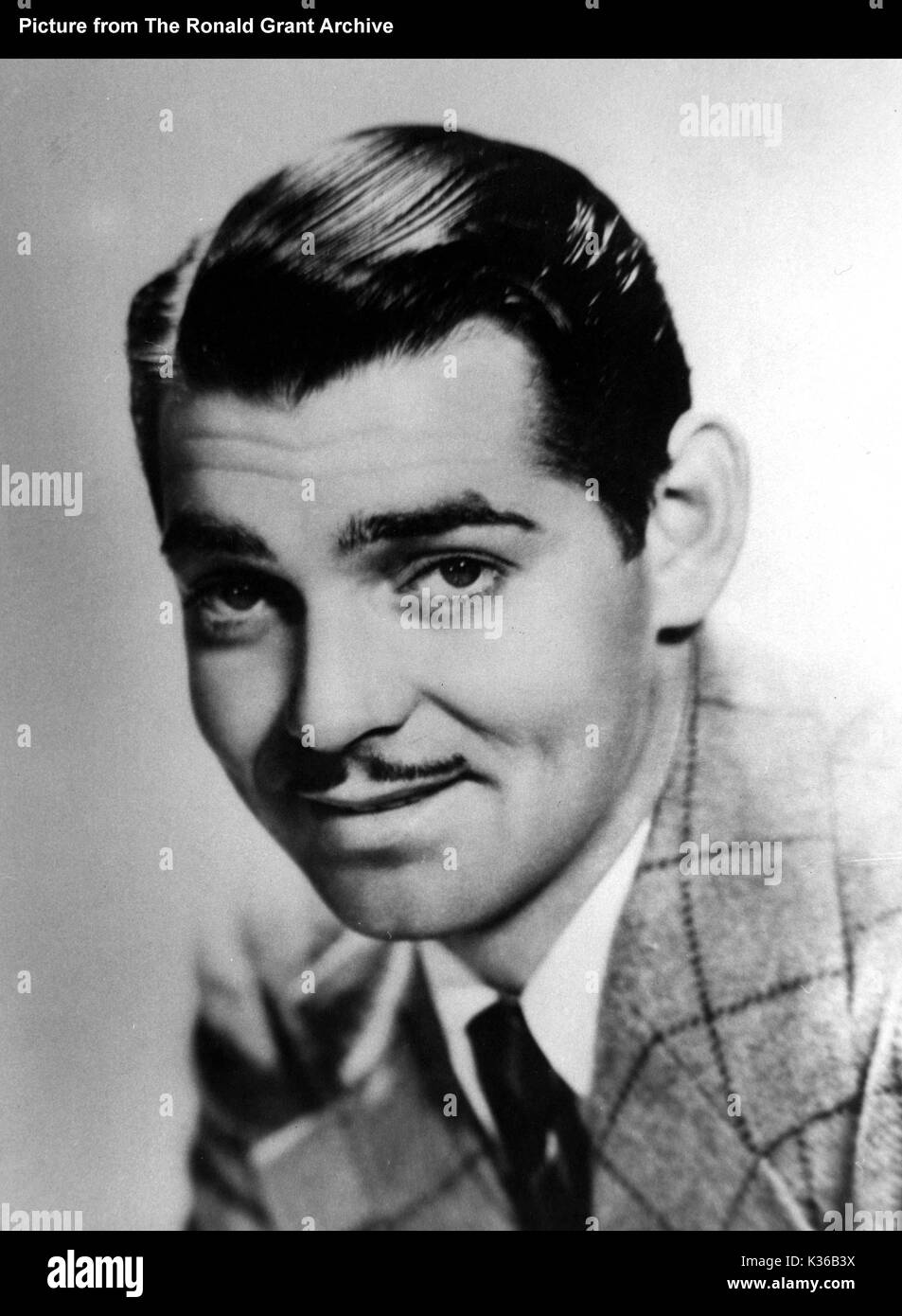 CLARK GABLE Stock Photo
