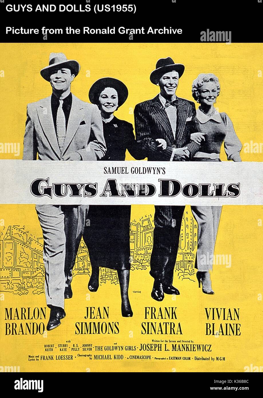 GUYS AND DOLLS Date 1955 Stock Photo Alamy