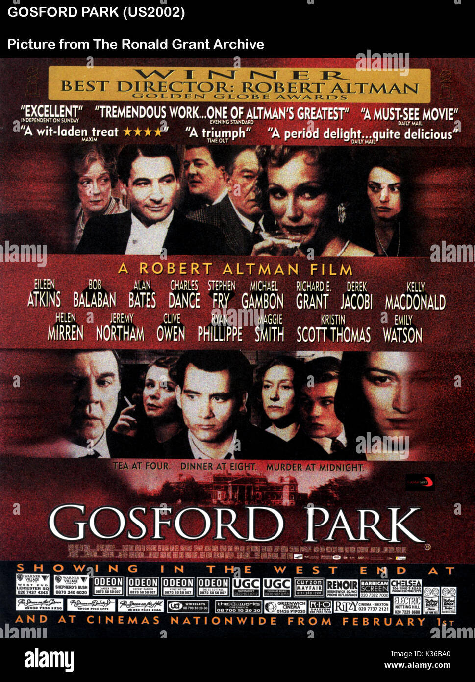 gosford park filmaffinity