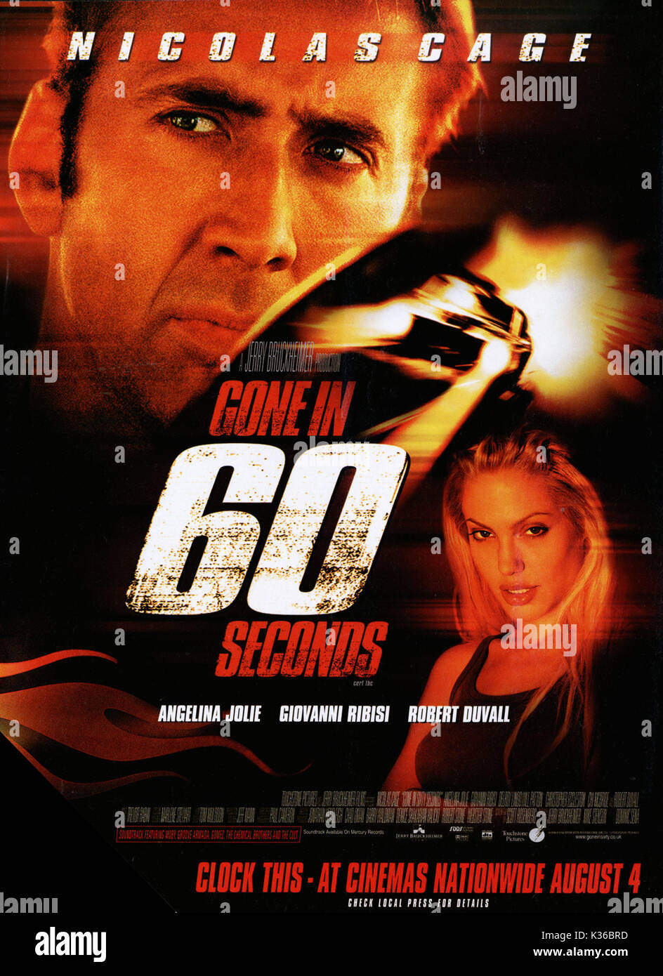 GONE IN 60 SECONDS Date: 2000 Stock Photo - Alamy