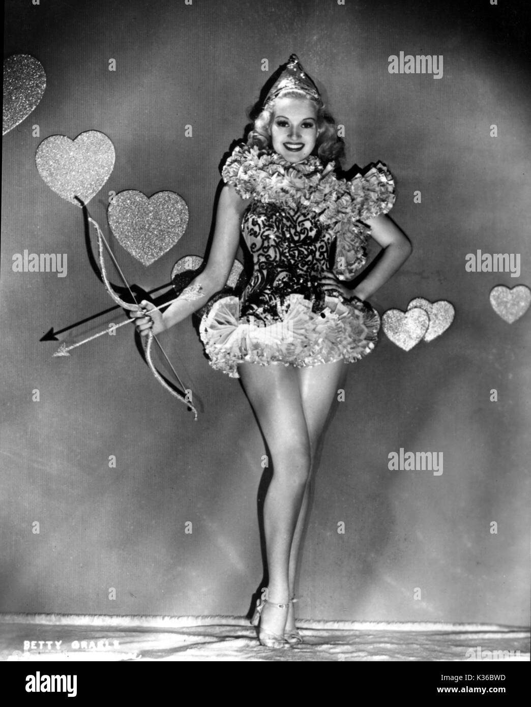 BETTY GRABLE VALENTINE'S DAY CUPID Stock Photo - Alamy