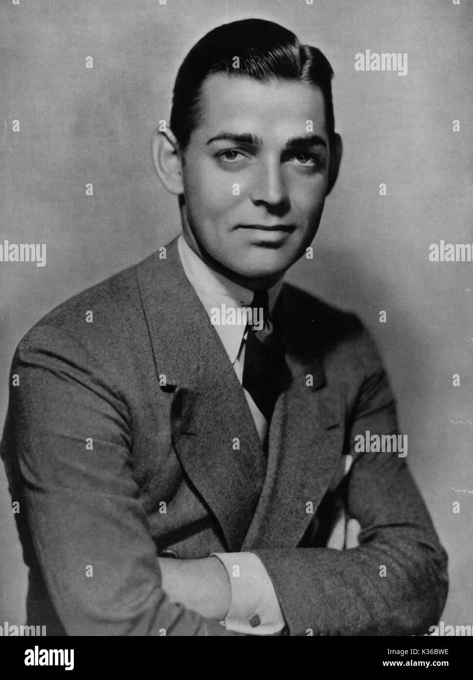 CLARK GABLE Stock Photo