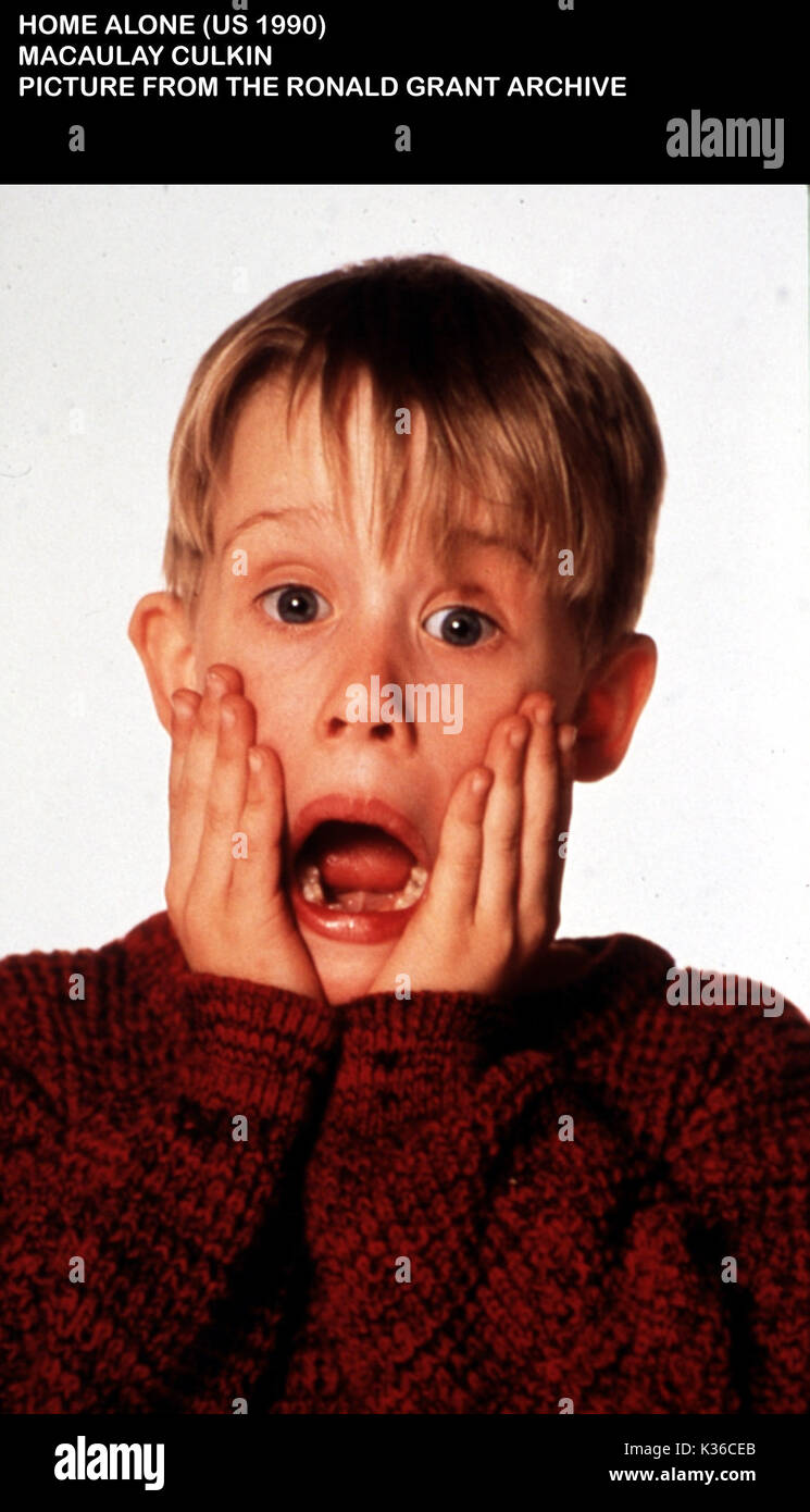 HOME ALONE MACAULAY CULKIN     Date: 1990 Stock Photo