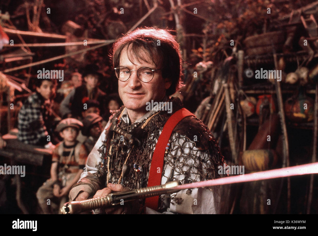 HOOK ROBIN WILLIAMS A TRISTAR FILM     Date: 1992 Stock Photo