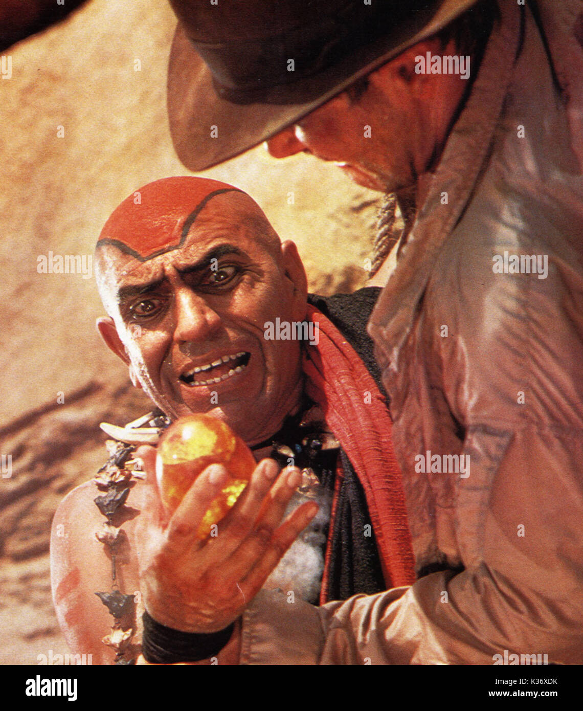 INDIANA JONES AND THE TEMPLE OF DOOM AMRISH PURI AS MOLA RAM A LUCASFILM     Date: 1984 Stock Photo