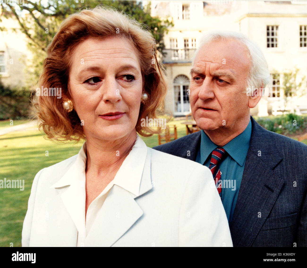 INSPECTOR MORSE ITV MAGGIE STEED, JOHN THAW Stock Photo