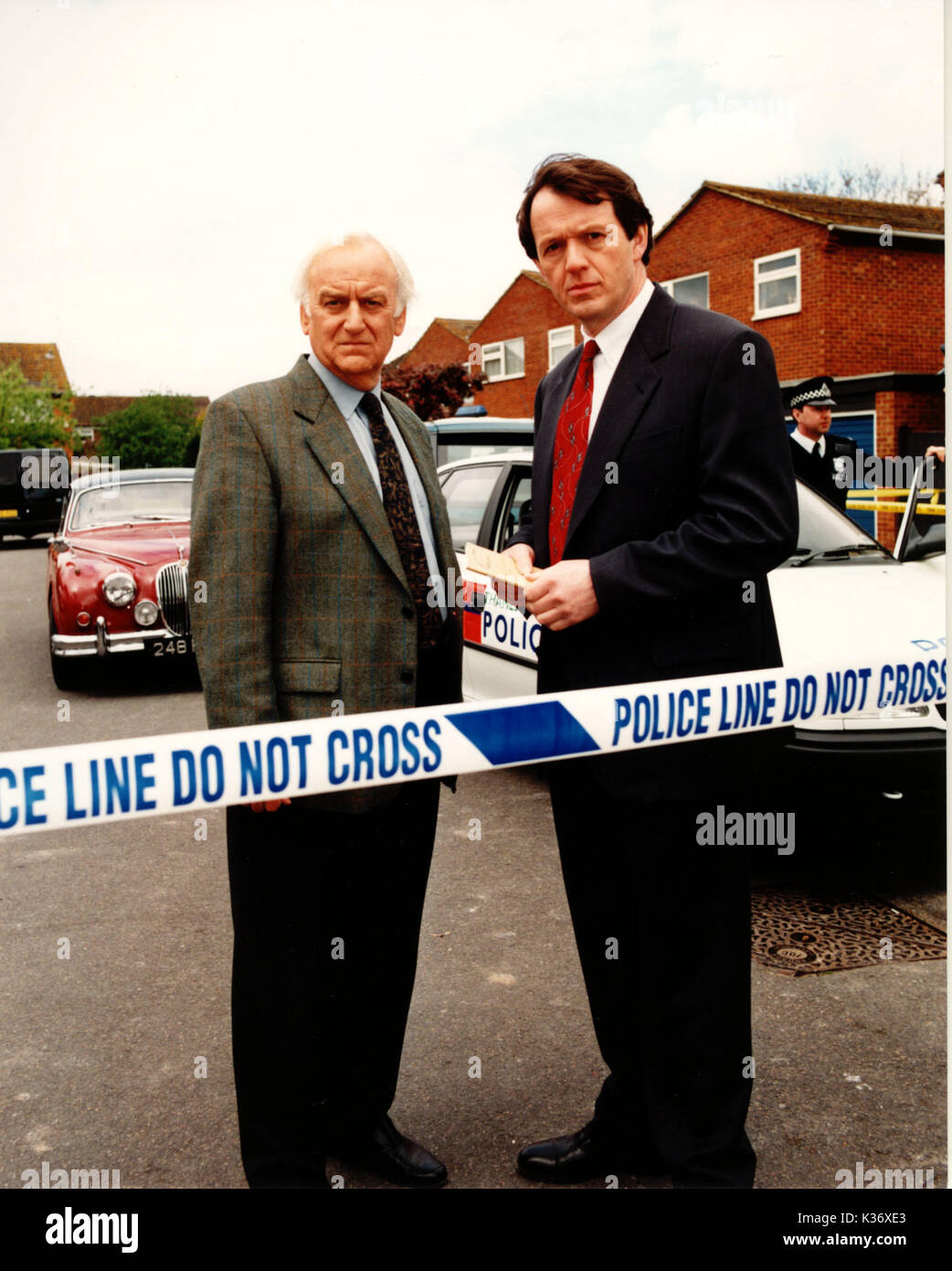 INSPECTOR MORSE ITV JOHN THAW , KEVIN WHATELY (Sergeant Lewis) Stock Photo