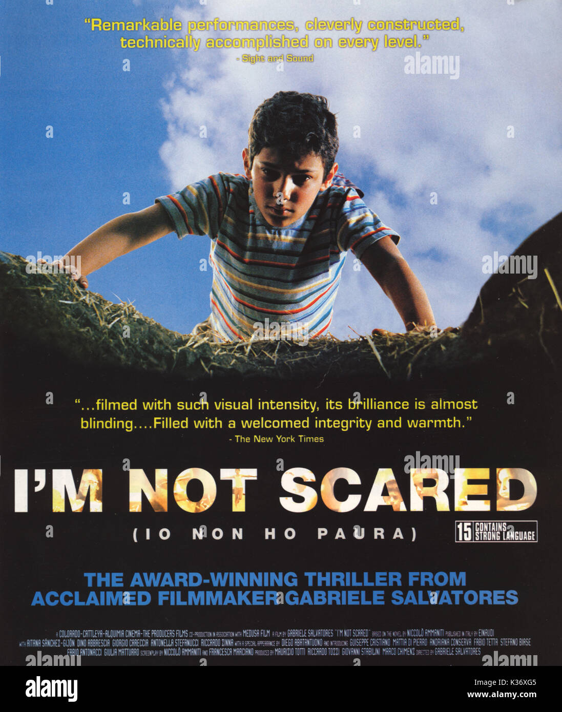 IO NON HO PAURA (IT/SP/UK 2003) aka I'M NOT SCARED POSTER FROM THE RONALD GRANT ARCHIVE IO NON HO PAURA (IT/SP/UK 2003) aka I'M NOT SCARED     Date: 2003 Stock Photo