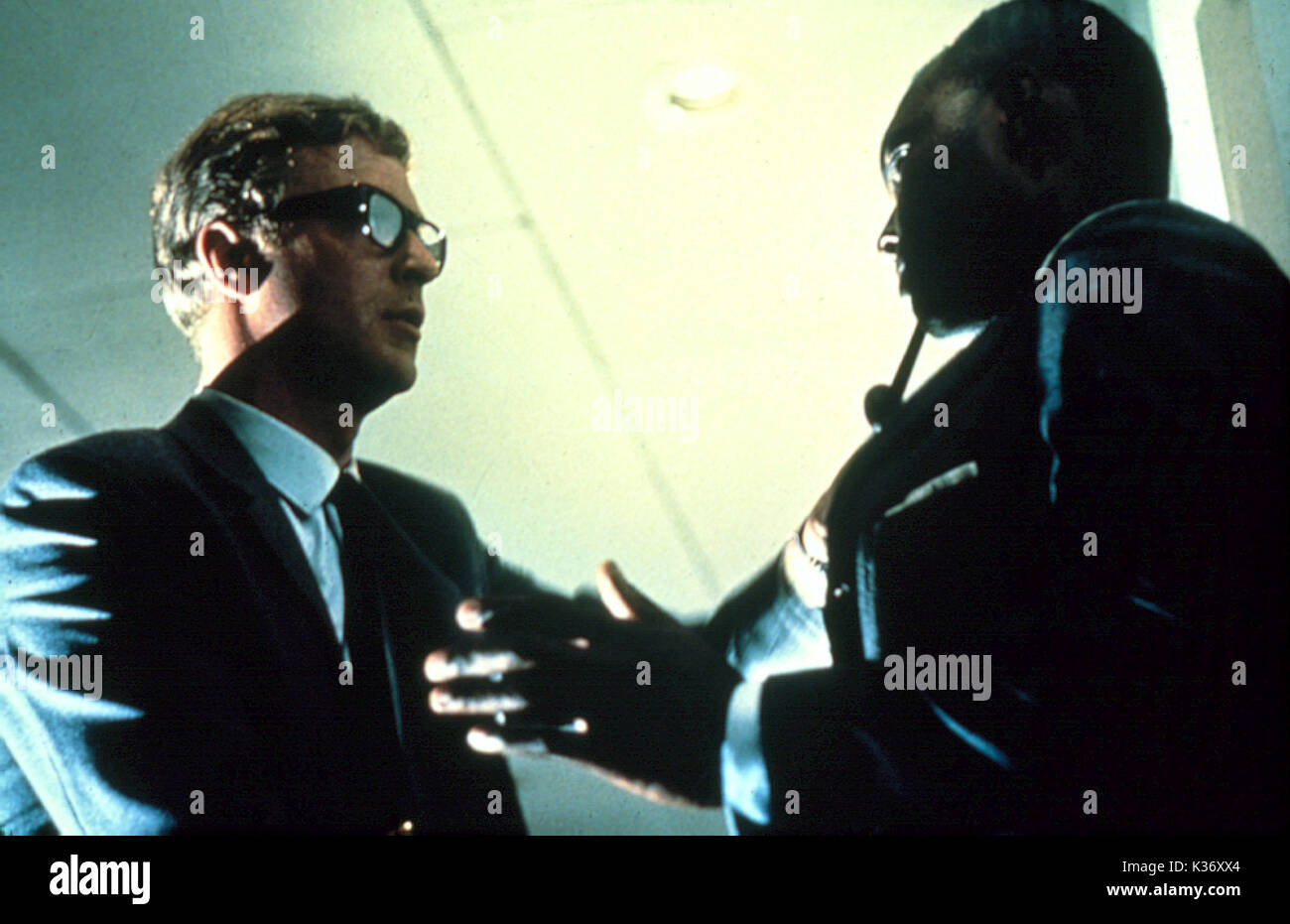 THE IPCRESS FILE MICHAEL CAINE AND THOMAS BAPTISTE     Date: 1965 Stock Photo