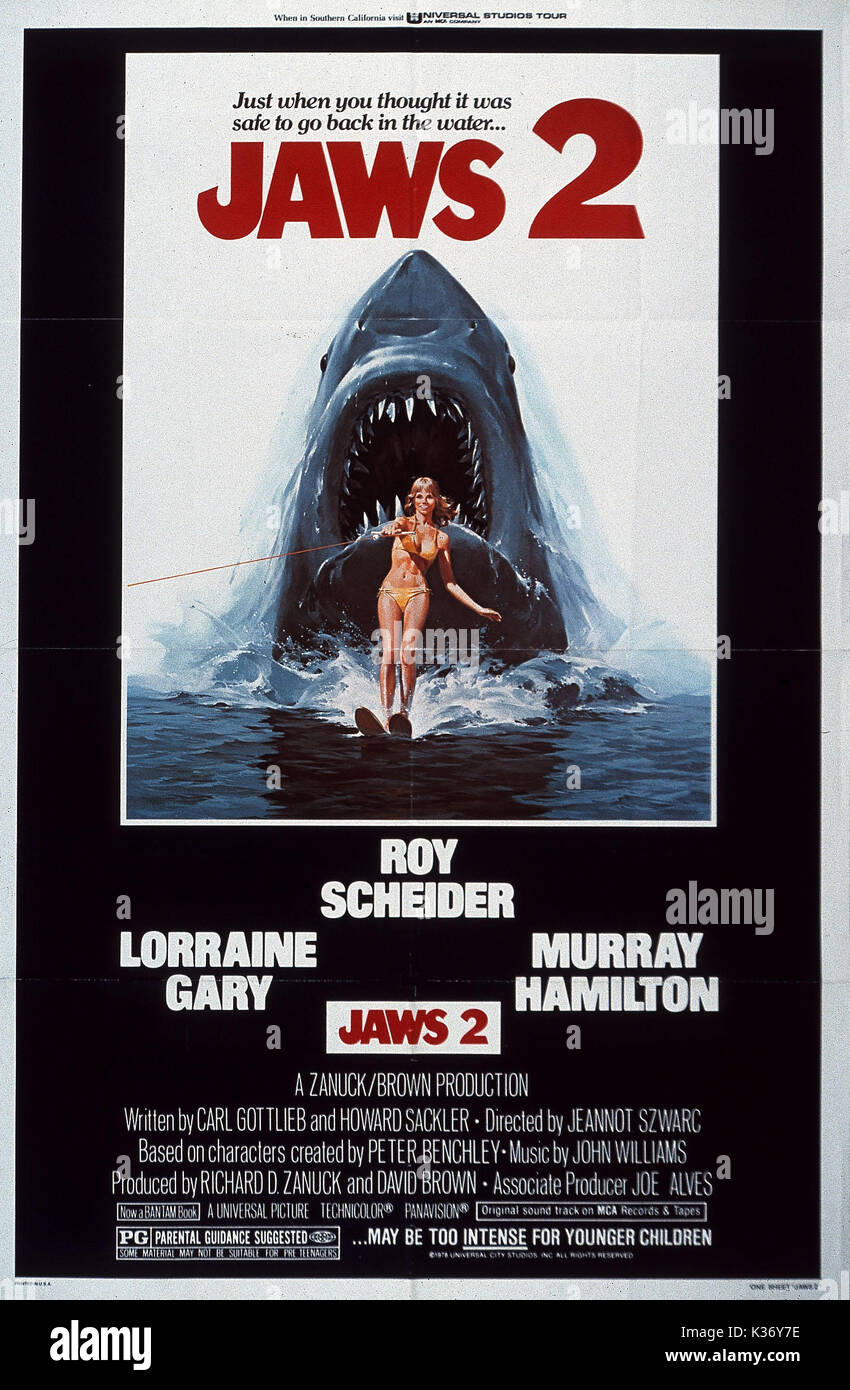 JAWS 2 UNIVERSAL PICTURES     Date: 1978 Stock Photo