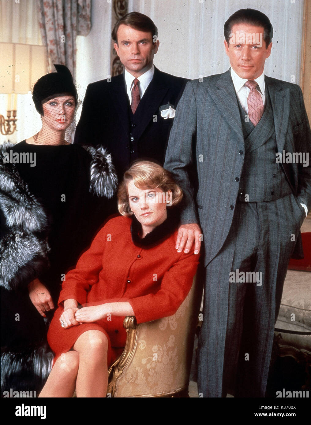 KANE & ABEL VERONICA HAMEL, SAM NEILL, KATE McNEI AND PETER STRAUSS A SCHRECKINGER COMMUNICATIONS PRODUCTION     Date: 1985 Stock Photo