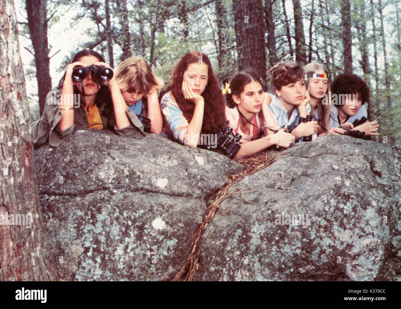 LITTLE DARLINGS CYNTHIA NIXON 6TH FROM THE LEFT A PARAMOUNT PICTURE     Date: 1980 Stock Photo