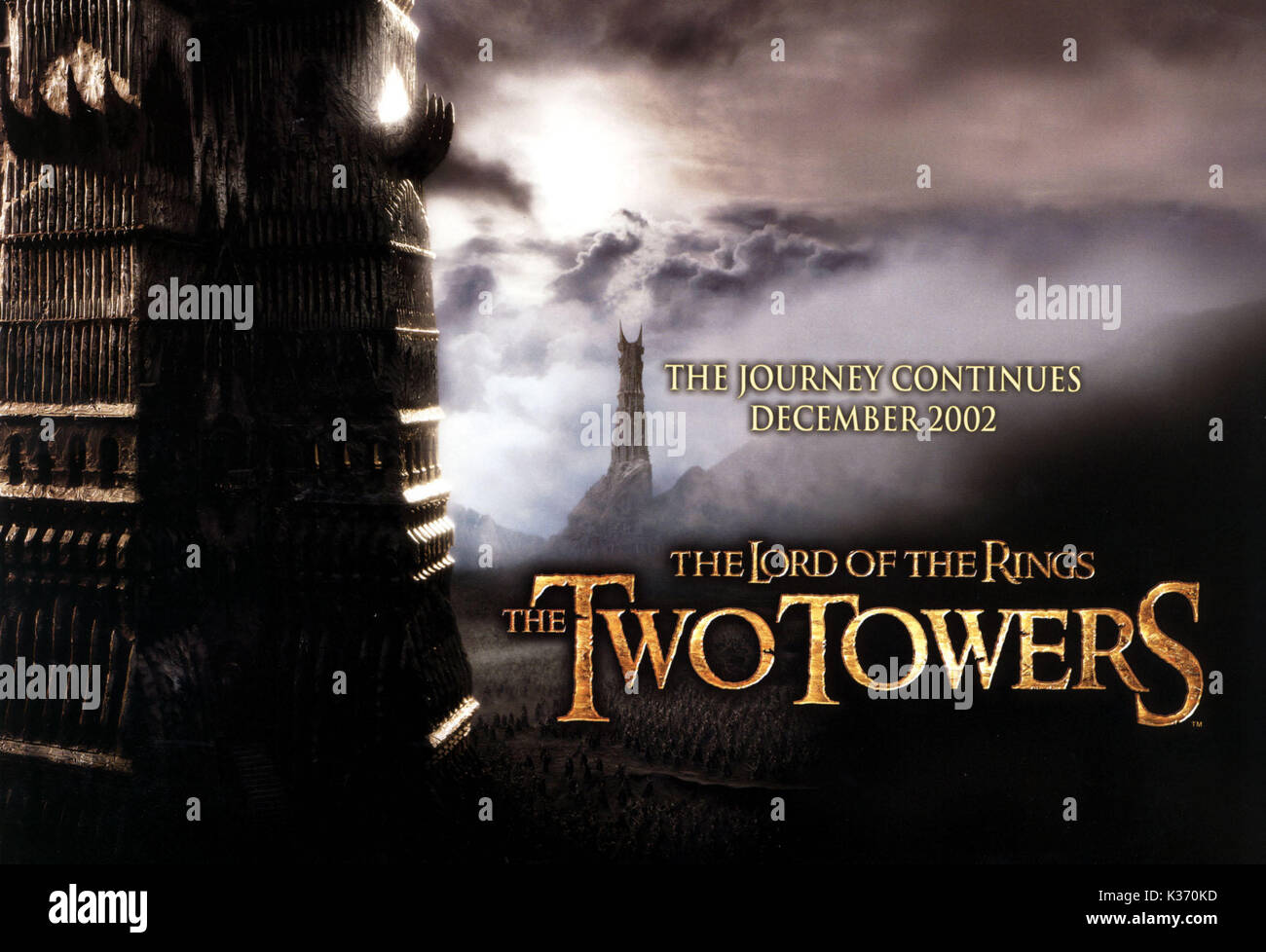 THE LORD OF THE RINGS: THE TWO TOWERS YOU MUST CREDIT: NEW LINE CINEMA  Poster from The Ronald Grant Archive THE LORD OF THE RINGS: THE TWO TOWERS  YOU MUST CREDIT: NEW