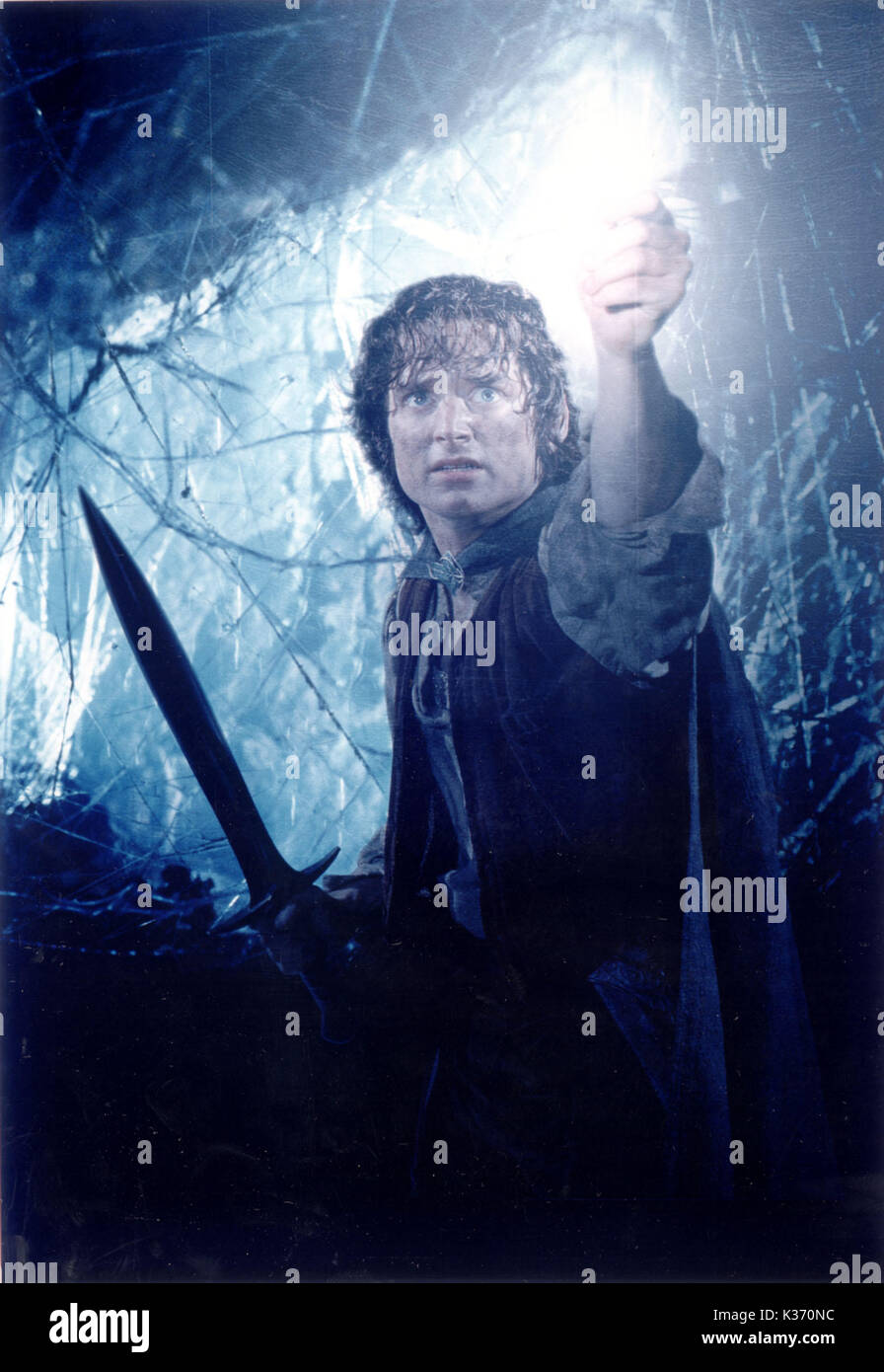 LORD OF THE RINGS: THE RETURN OF THE KING NEW LINE CINEMA ELIJAH WOOD as Frodo Baggins     Date: 2003 Stock Photo