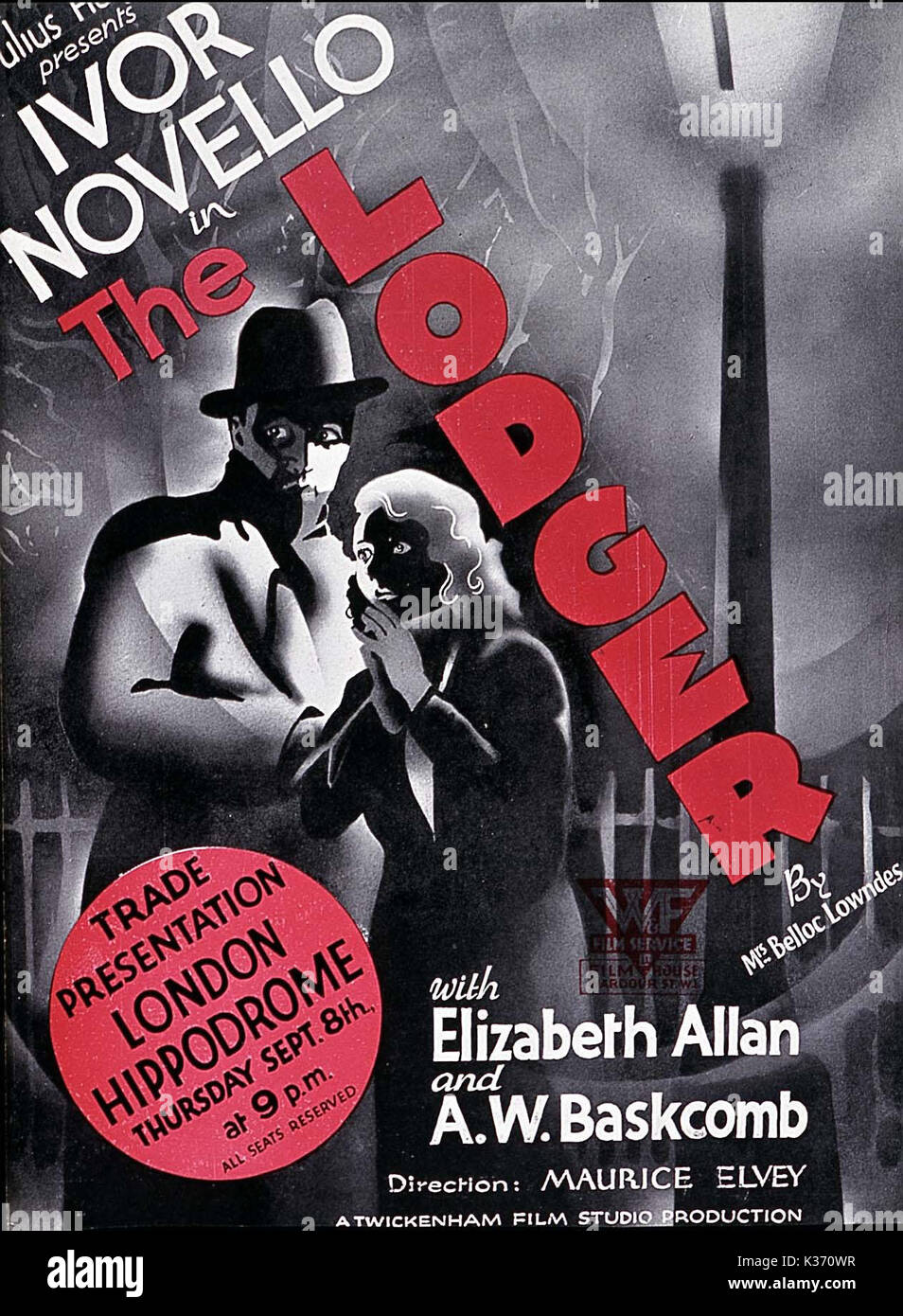 THE LODGER       Date: 1926 Stock Photo