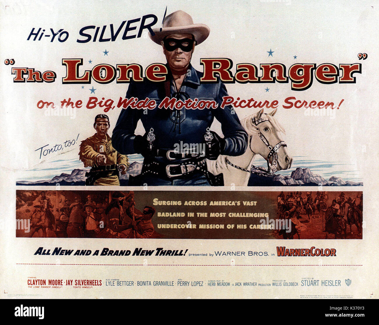 Insigne Adjoint Lone Ranger – Vintage USA – Laiton – Excellent état