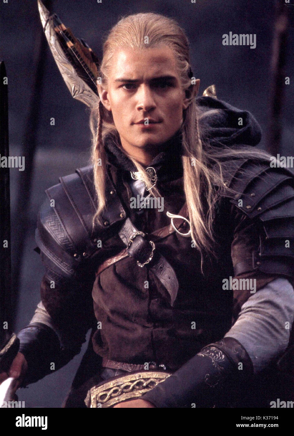 THE LORD OF THE RING: THE TWO TOWERS ORLANDO BLOOM AS LEGOLAS     Date: 2002 Stock Photo