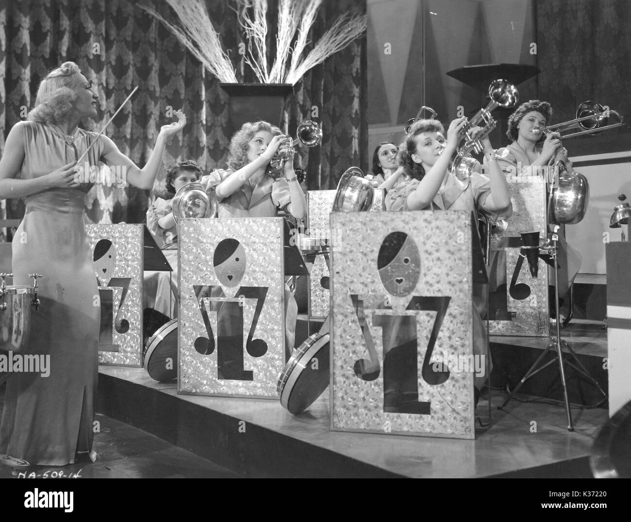 MAIDS AND MUSIC ORCHESTRA FEMALE TROMBONES MAIDS AND MUSIC ORCHESTRA