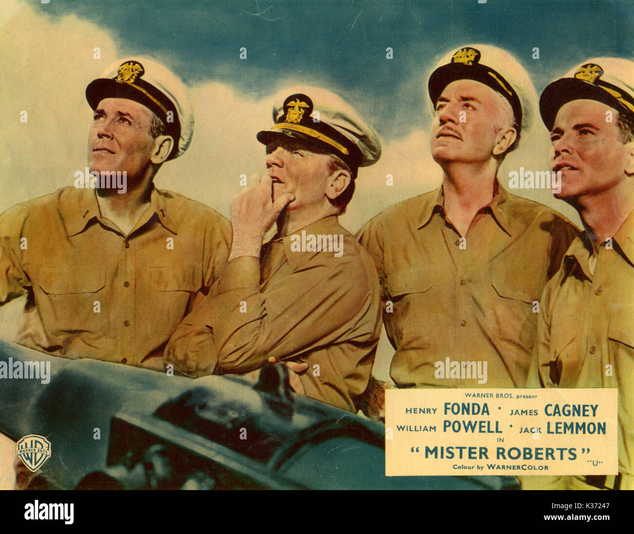 MISTER ROBERTS HENRY FONDA, JAMES CAGNEY, WILLIAM POWELL AND JACK