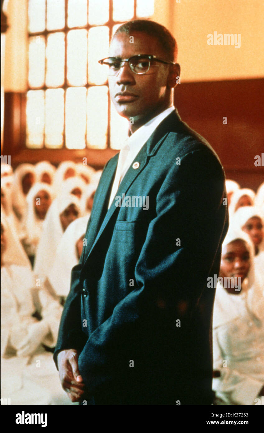 MALCOLM X DENZEL WASHINGTON Date: 1992 Stock Photo - Alamy