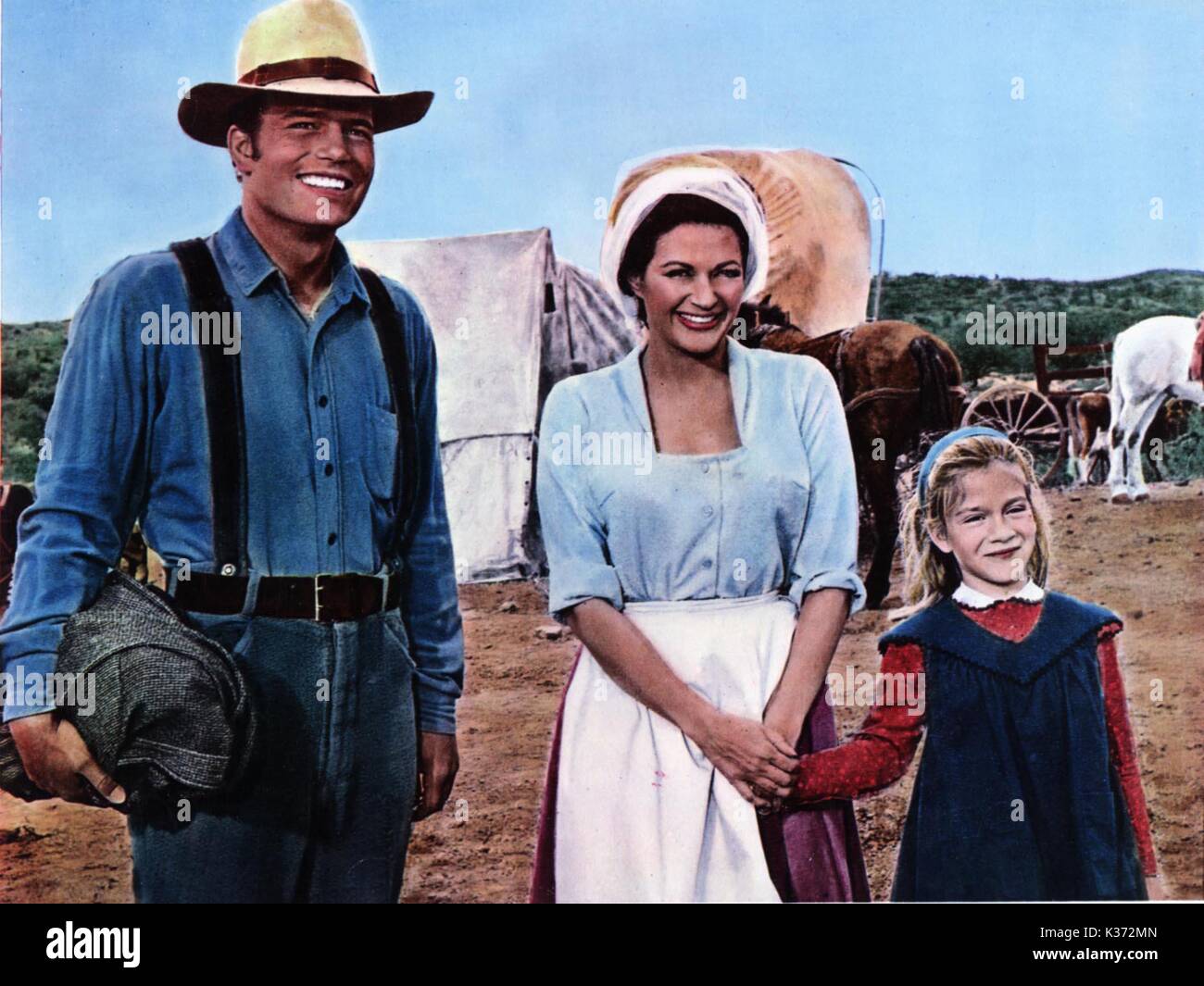 McLINTOCK! PATRICK WAYNE, YVONNE DE CARLO, AISSA WAYNE McLINTOCK! PATRICK  WAYNE, YVONNE DE CARLO, AISSA WAYNE Date: 1963 Stock Photo - Alamy
