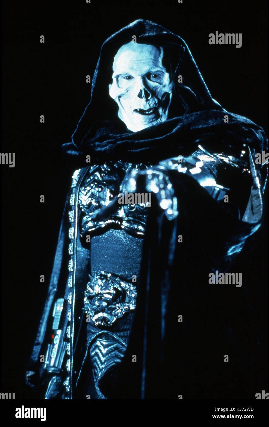 MASTERS OF THE UNIVERSE (US 1987) CANNON FILMS'GOLAN-GLOBUS FRANK LANGELLA  as 'Skeletor' Stock Photo - Alamy