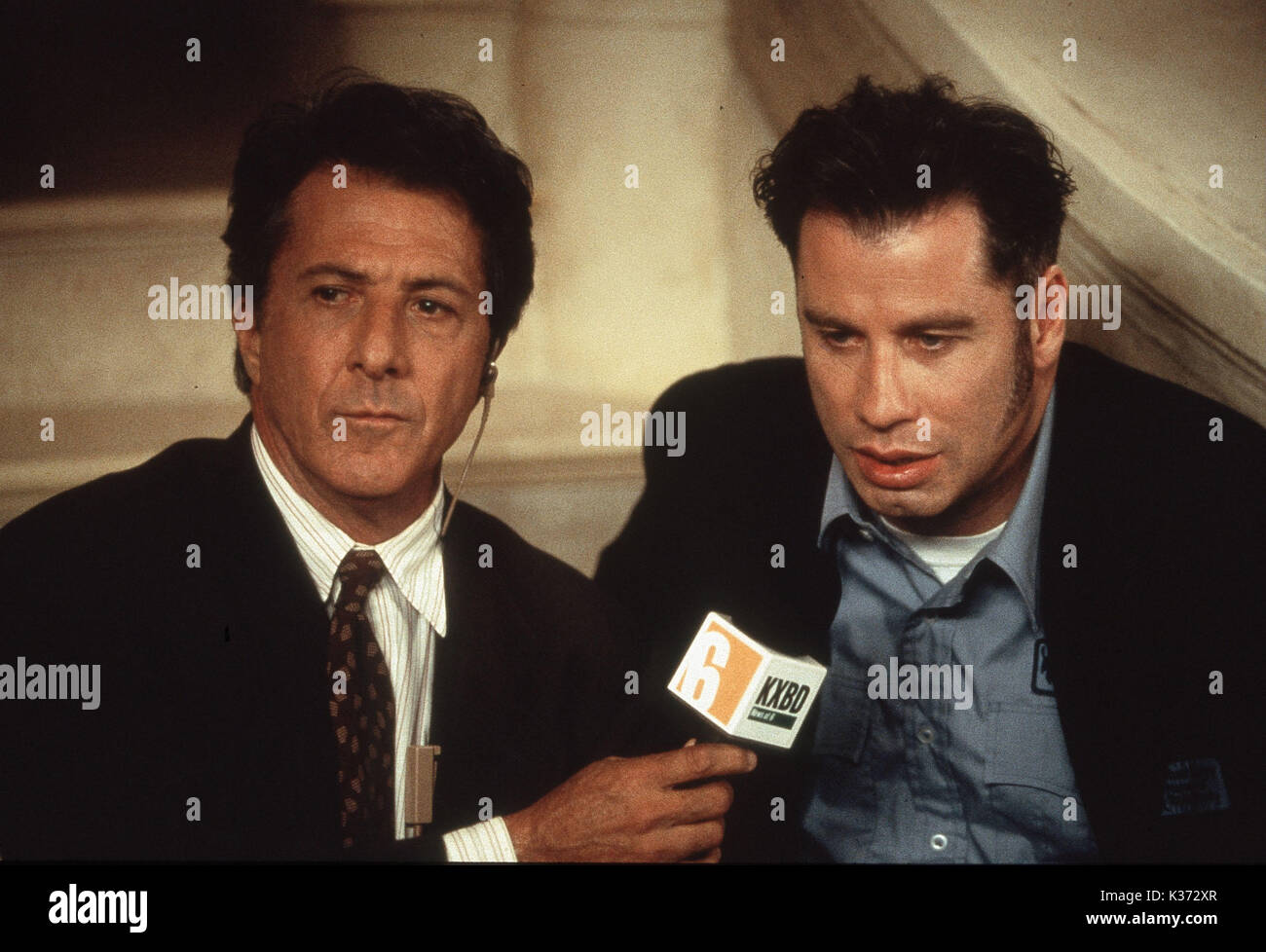 MAD CITY DUSTIN HOFFMAN, JOHN TRAVOLTA     Date: 1997 Stock Photo