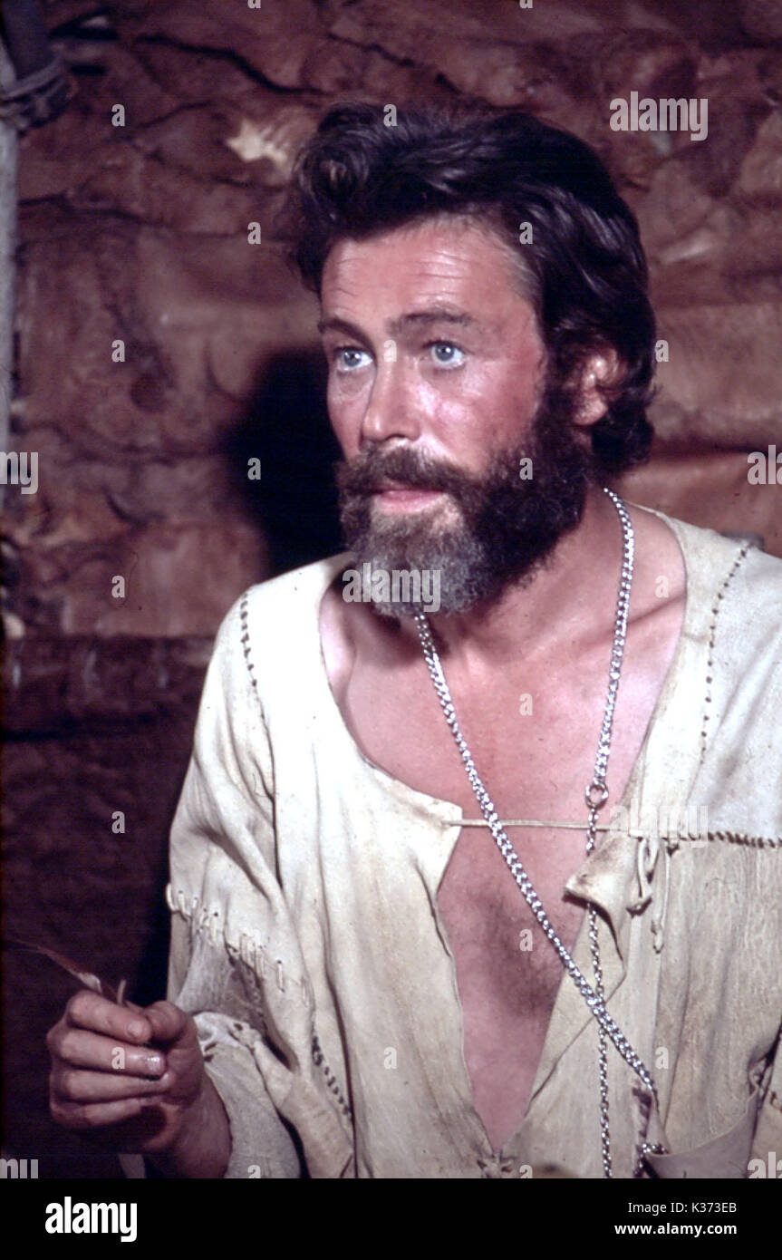 MAN FRIDAY (BR/US 1975) PETER O’TOOLE Date: 1975 Stock Photo - Alamy