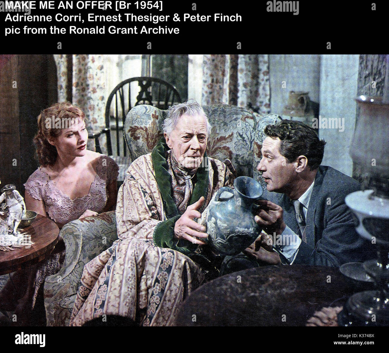 MAKE ME AN OFFER ADRIENNE CORRI ERNEST THESIGER PETER FINCH Date Make me an offer adrienne corri ernest thesiger peter finch date
