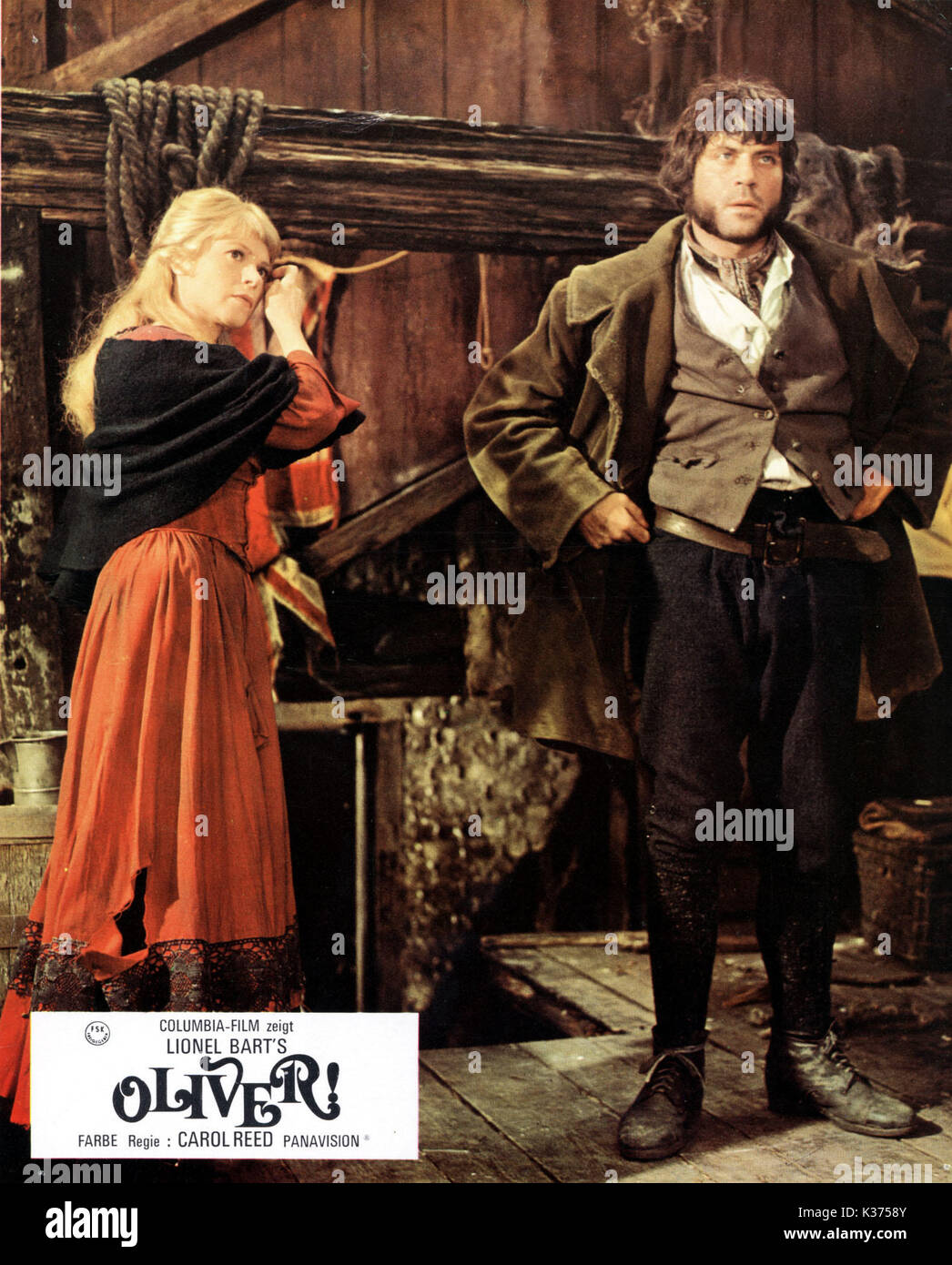 OLIVER! SHANI WALLIS , OLIVER REED (Bill Sykes) Date: 1968 Stock Photo -  Alamy