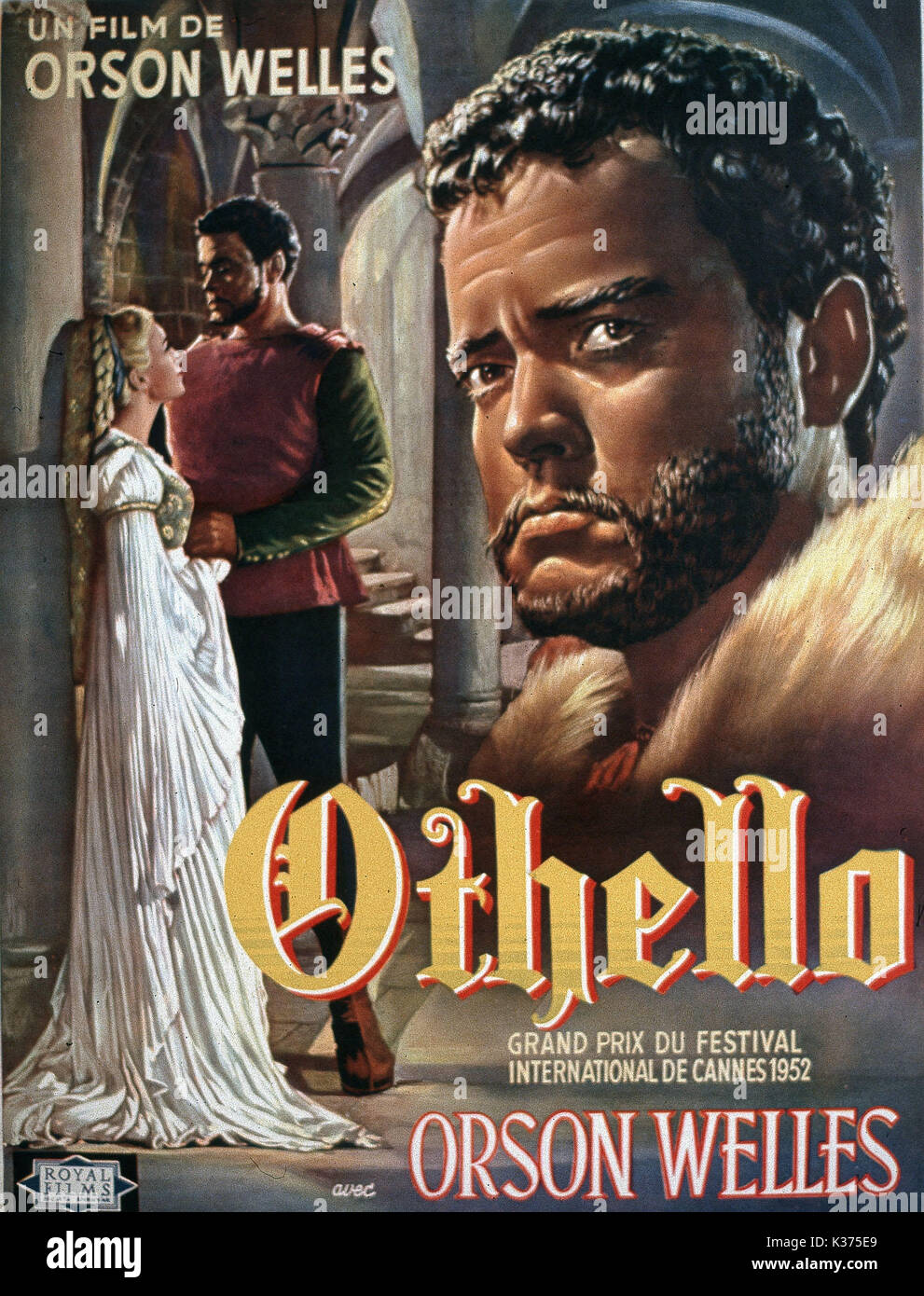 THE TRAGEDY OF OTHELLO: THE MOOR OF VENICE POSTER FROM THE RONALD GRANT ARCHIVE 0034568.JPG OTHELLO     Date: 1955 Stock Photo