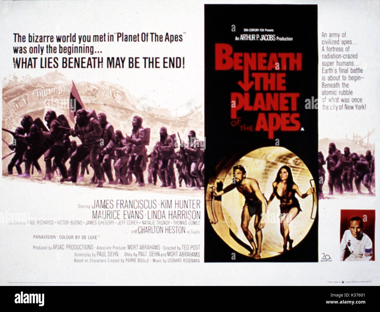 Beneath the planet of the apes (1970) hi-res stock