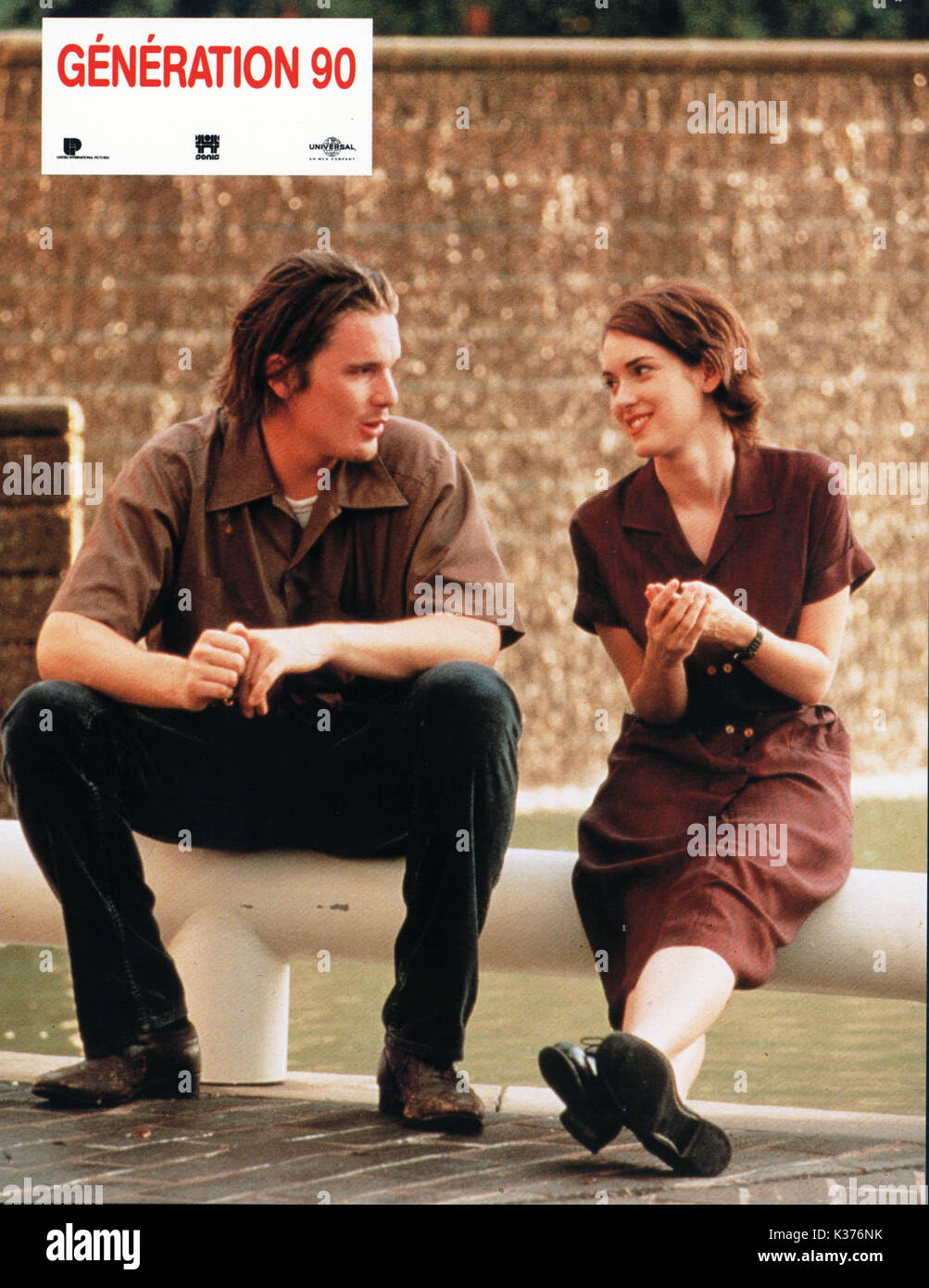 REALITY BITES ETHAN HAWKE AND WINONA RYDER A UNIVERSAL PICTURE     Date: 1994 Stock Photo