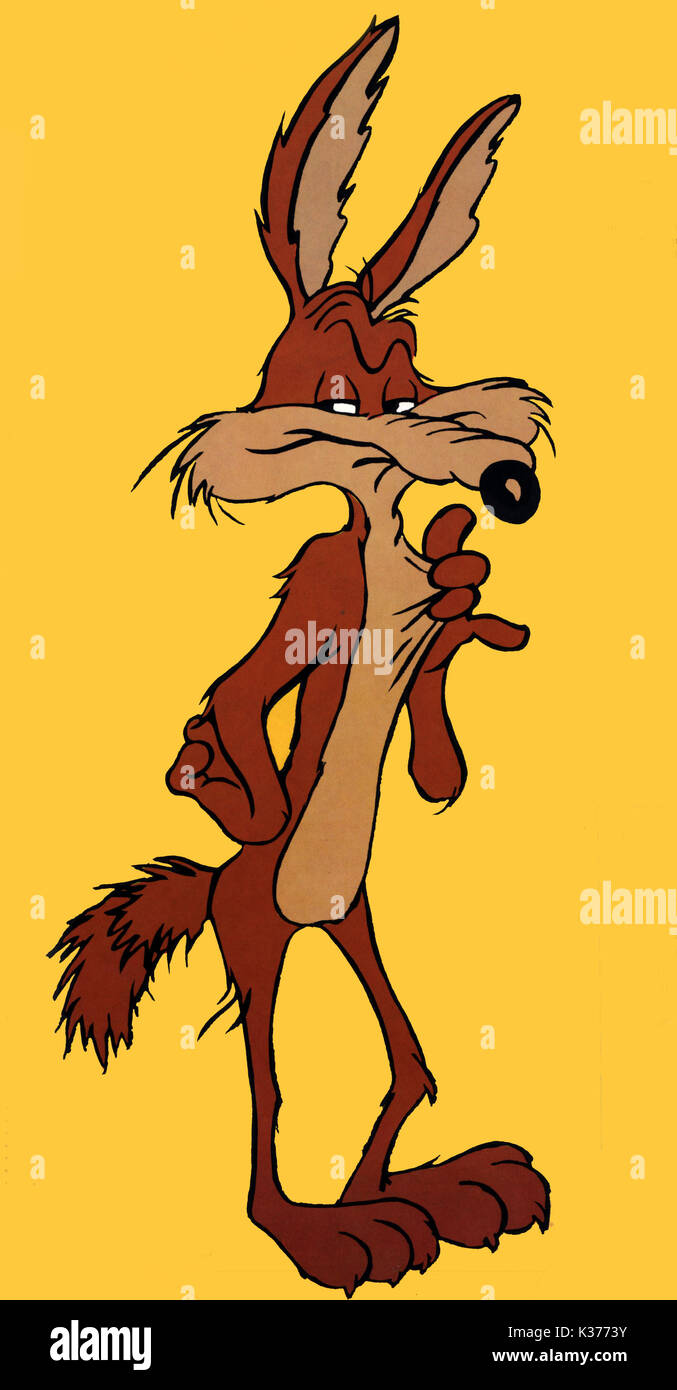 WILE E COYOTE YOU MUST CREDIT: COPYRIGHT WARNER BROS Stock Photo