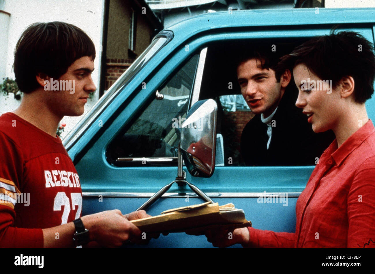 SHOOTING FISH STUART TOWNSEND, DAN FUTTERMAN AND KATE BECKINSALE     Date: 1997 Stock Photo